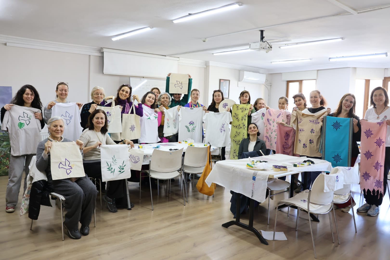 Kadınlar üretti, paylaştı, mutlu oldu